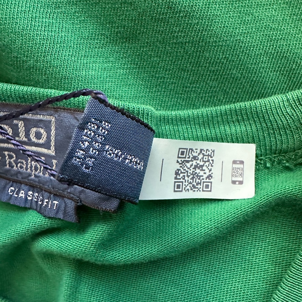 Polo Ralph Lauren PWing Cross Country RL Athletics Shirt Green Men’s Size Large - Picture 6 of 6